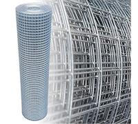 Garmix Grillage à Poule & Lapin | Clôture Poulailler | pour Enclos Parc Jardin | Fils de Fer Galvanisé, Maille Carrée 19mm (100cm x 10m 1.00mm)