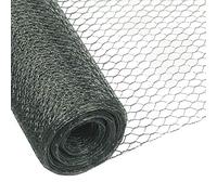 Garmix Grillage à Poule & Lapin | Clôture Poulailler | pour Enclos Parc Jardin | Fils de Fer Galvanisé, Maille Hexagonale 13mm (120cm x 10m)