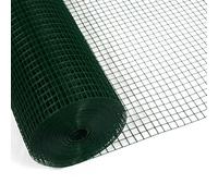 Garmix Grillage Volière & Cage Oiseaux vert | Fil de Volière Maillage 12x12mm (150cm x 15m 1.20mm)