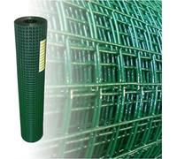 Garmix Grillage Volière & Cage Oiseaux Vert | Fil de Volière Maillage 19x19mm (100m x 10m x 1,45mm)