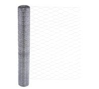 Garmix Treillis Hexagonal | Grillage Clôture pour Poulailler Lapin Enclos Parc Jardin | Fils de Fer 0,7 mm galvanisé, Maille 50mm (100cm x 50m)