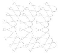 Garneck 100 Pièces Crochets Suspendre en Métal Argenté Pratiques pour Bureau et Salle de Conférence, Faciles à Accrocher sans Clous ni Vis, Présent Rentrée
