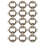 Garneck 15 Pièces Kit Inserts Décapsuleurs Ronds Métal avec Vis Ouvre-bouteille DIY Résistant Corrosion pour Bières Accessoires Pratiques pour Bars et Familles