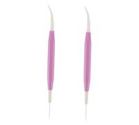 Garneck 2 pièces Aiguilles de Glaçage Acier Inoxydable pour Pâtisserie Outils et Sûrs pour Décoration de Gâteaux Kit Polyvalent pour Biscuits et Fondant