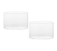 Garneck 2 Pièces Coupes à Dessert en Verre, Verrines Apéritives, Bols à Dessert Transparents, Verre, Service et Emballage Alimentaire, Petits Commerces, Événements