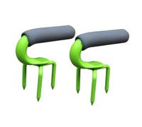 Garneck 2 Pièces Fourche à Griffes Manuelle en Acier Renforcé avec Manche en Mousse Douce pour Ameublir et Niveler la Terre, Outil Polyvalent pour Balcon et Jardin Extérieur