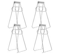 Garneck 4pcs Pinces Anti-brûlure en Acier Inoxydable Robustes et Légères Cuisine, Clips Pratiques pour Soulever Bols et Assiettes Chauds la Vapeur