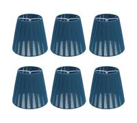 Garneck 6 Pièces Abat-jour en Tissu Nordique Moderne Bleu pour Lampe,