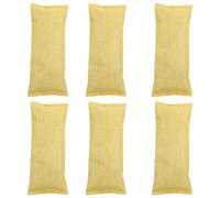Garneck 6pièces Sachet Désodorisant Actif Bambou Lot de Rechargeables Anti-odeurs pour Chaussures et Placard Absorbant Humidité Naturel pour Maison et Voiture Facile à Couleur Aléatoire