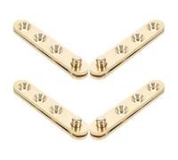 Garneck 8 Pièces Charnières Pivotantes Fonction Auto-fermante Cachées en Cuivre Design Pivot Haut et Bas Ouverture Large pour Portes et Fenêtres pour Maisons Résidentielles
