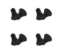 Garneck 8 Pièces Embouts de Tringle à Rideaux Noirs en Fer, Diamètre 28 | Décor de Fenêtre Classique, Réutilisables et Résistants à L’usure, Aspect Chic Maison