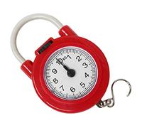 Garneck Balance Numérique Suspendue Portable pour Bagages avec Crochet Rouge, Compacte, Légère et Précise, Balance à Valise pour Voyage, Usage Maison et Extérieur, Petit Format Pratique