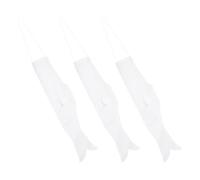 Garneck Bannière Japonaise Blanche en Tissu Forme Carpe pour Décoration Extérieure et Jardin, Support DIY Peinture Créative pour Garçon et Filles Outils Graffiti Inclus