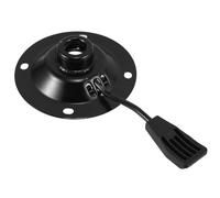 Garneck Base de Chaise Pivotante Réglage Flexible en Métal Noir avec Levier de Levage Stable pour Tabouret Roulant pour Salons et Barber Shops