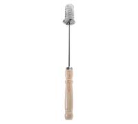 Garneck Bâton D'allumage pour Feux de Camp en Acier Inoxydable Léger Manche en Bois Tige de Ventouse Sécurisée pour Salon de Massage
