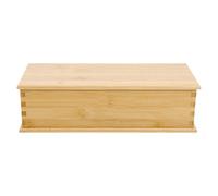 Garneck Boîte à Japonaise, Grand Format avec Couvercle | Rangement pour Couverts, Design Simple Élégant, Usage Maison ou Restaurant, Couleur Jaune