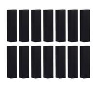 Garneck Boîte en Carton Noire pour Rouge à Lèvres 50pcs, Étui Emballage Protecteur Élégant Design Charmant, pour Salon ou Décoration