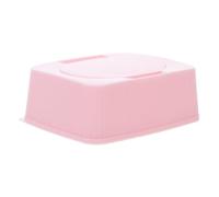 Garneck Boîte Lingettes Garçon Fille Rose avec Couvercle Rabattable Étanche Rangement Compact Portable pour Lingettes Humides et Cotons Distributeur Pratique pour Maison Voyage et Bureau