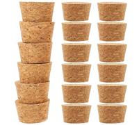 Garneck Bouchons en Bois Coniques Couvercle de Scellage Naturel Lot de 20 Maintien Goût pour Bouteilles de Vin et Boissons pour Maison et Bar