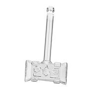 Garneck Carafon Distributeur De Vin En Verre Transparent 400 Ml, 3d Forme Marteau, Verre Résistant, Pour Maison Et Bar, Accessoire Original Pour Servir Whisky Et Vodka