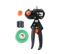 Garneck Ciseaux de Greffage Professionnel, Outil de Greffage pour Arbres Fruitiers, Acier Noir, Coupe Haute Efficacité, pour Travaux de Jardinage et Pépinière