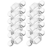 Garneck utoserrante Structure Hexagonale Creuse Acier Inoxydable Argenté 20 Pièces Prise Sûre, Antidérapante pour Robinet et Tuyau D’entrée Bricolage Plomberie, Boîte à Outils