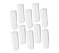 Garneck Clips Lot de 10 pour Paquet de Compression sous Vide et Rangement Pratique en Plastique Blanc, Pince pour Fermeture Facile des Aliments
