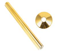 Garneck Couvercle de Bride Tuyau Décoratif Doré en Pvc, Lot de Set,