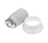 Garneck Douille en Porcelaine E14 à Filetage Complet, Anneau Unique, Douille de Remplacement pour Lampe, Matériau Céramique et Aluminium, Compatible Polyvalente Suspendre Élégante