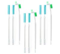 Garneck Ensemble de 9 Brosses pour Biberon et Bouteille Trou Suspendre, Nettoyage Hygiénique, Matériau Abs et Tampon Abrasif, pour Mamans