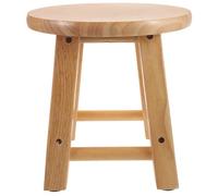 Garneck Escabeau en Bois Compact et Pratique Couleur Kaki, Tabouret Rustique Élégant en Bois Maison Bureau Travail, Dimensions 25x25 Cm