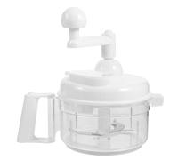 Garneck Hachoir à Légumes Manuel Multifonctionnel pour Bébé et Garçon et Filles Couleur Aléatoire Acier Inoxydable à Trois Couches Manivelle Facile à Couper Légumes et