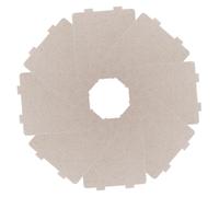 Garneck Housse De Pour Four À - 8 Pièces Flocons De Mica Pour Feuilles Alimentaires Accessoires De Remplacement Pour Four