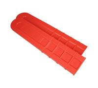 Garneck Housse de Protection PE Rouge 3 Pièces Protège-chaîne de Tronçonneuse Ultra-légère pour Guide-chaîne de Tronçonneuse Travaux Forestiers et Longues Sessions de Bûcheronnage