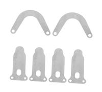 Garneck Kit de clapets pour compresseur d'air 6 pièces plaque de soupape type languette type V en alliage de fer pour compresseurs à air accessoires de rechange stabilité de pression
