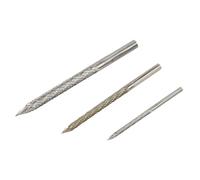 Garneck Kit de Réparation de Pneus Foret Carbure 3 Pièces 3mm 4,5mm 6,5mm Outil Multifonction en Métal Résistant à L'usure pour Motos et Tracteurs