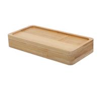 Garneck Lot de 3 Rectangulaires en Beige, Plateau de Service Portable et Protecteur Design Japonerie Élégant pour Servir Lors de Fêtes ou Pause Thé