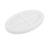Garneck Moule en Silicone Ovale à Écailles de Poisson pour Résine Époxy | Blanc, Surface Lisse Antiadhésive, pour Débutants et Présents Faits Main, Loisirs Créatifs à Maison