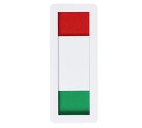 Garneck Panneau Coulissant Autocollant Indicateur Bureau Ouvert Fermé Acrylique pour Signalisation de Porte Occupée