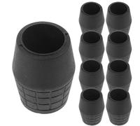 Garneck Patins en Caoutchouc Antidérapants pour Stabiliser et Protéger Votre Instrument Lot de 9 Noir, Accessoire Portable pour Pied de Support de Guitare