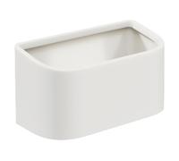 Garneck Petite Poubelle Cuisine Murale Blanche, Simple, sans Couvercle | PP Hips, Installation Suspendue sans Perçage, pour Chambre et Maison, Format Compact, Style Épuré