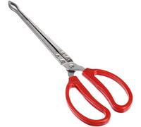 Garneck Pince à Crabe Outil Portable Multifonction Résistante à L'usure en Acier Inoxydable Embouts Antidérapants pour Attraper Poissons et Crustacés Cuisine