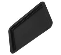 Garneck Plaque à biscuits rectangulaire antiadhésive en acier noir 12.99 x 9.06 x 0.79 in pour biscuits et gâteaux, facile à nettoyer, 1 pièce