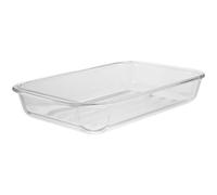 Garneck Plat à Four en Verre Trempé pour Résistant Haute Température 1,5l Cuisson Four Micro-ondes Hôtel Cuisine Professionnelle