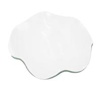 Garneck Plat en Verre pour Chauffe-Huile Essentiel, Facile à Nettoyer, Protège la Table, Accessoire Élégant pour Diffuseur de Parfum D'ambiance