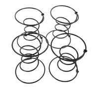 Garneck Ressort de canapé 4pcs Acier Noir, Ressorts de Remplacement pour Fauteuil inclinable et siège, pièces de Rechange pour mobilier, résistance à la déformation, Installation Facile
