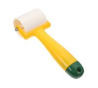 Garneck Roue à quilter en plastique jaune pour film et papier peint, rouleau de pressage manuel pour joints, décoration intérieure et automobile