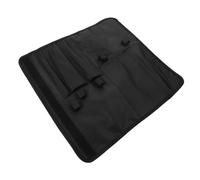 Garneck Sacoche de Transport Couteaux en Tissu Oxford Noir, Étui de Rangement Étanche pour Couteaux de Chef, Organisation Portable pour Professionnels et Camping, Poche Multi-Usage