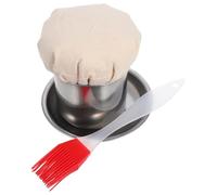 Garneck Shaker Crêpes Gaufres Pancakes Pinceau à Huile Multifonction en Acier Inoxydable Léger, Balai à Huile Domestique Restaurant pour Étaler et Nettoyer Facilement Couleur Aléatoire