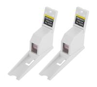 Garneck Stadiomètre Mural Portable 2pcs Blanc en Abs et Fer, Traqueur de Mesure de Taille Facile à Lire pour Garçon et Filles et Adultes, pour Petits Appartements et Maison